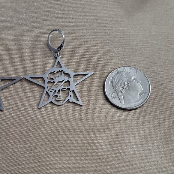 David Bowie Ziggy Stardust earrings - Picture 5 of 5